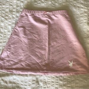 Baby Pink Playboy Skirt